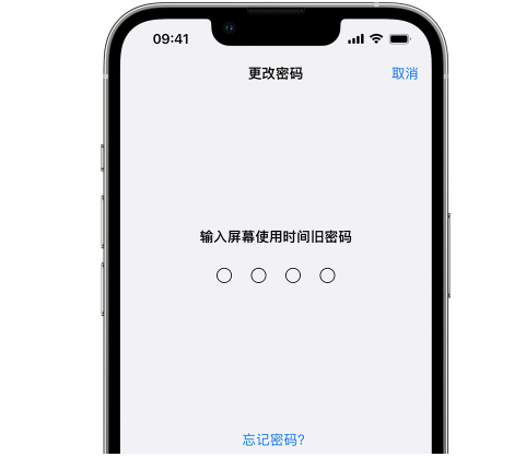 衡山iPhone屏幕维修分享iPhone屏幕使用时间密码忘记了怎么办 