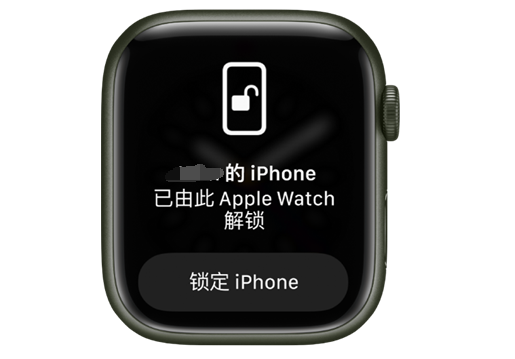 衡山苹果手机维修分享用 AppleWatch 解锁配备面容 ID 的 iPhone方法 