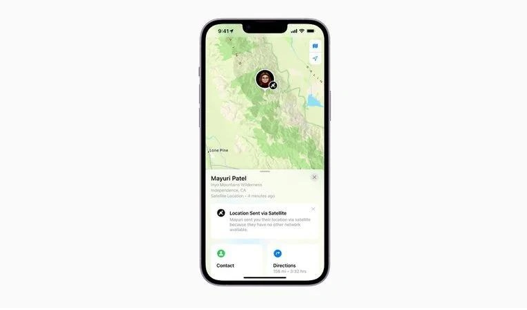 衡山苹果14维修分享iPhone14系列中 FindMy功能通过卫星分享位置方法教程 
